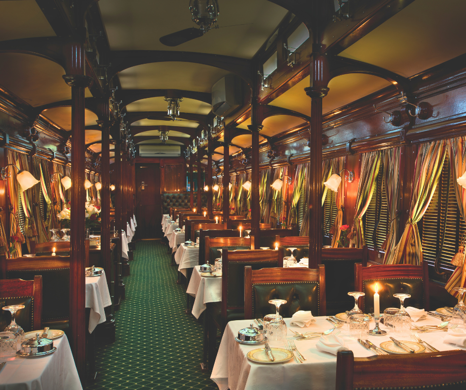 comedor tren de lujo rovos rail viajes exclusivos